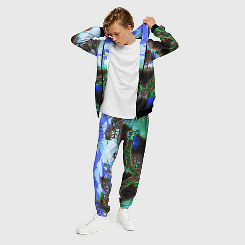 Мужской костюм TERRARIA / 3D-Черный – фото 3