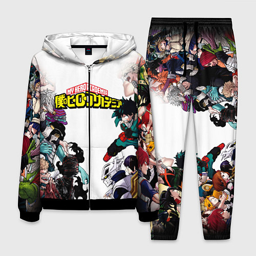 Мужской костюм My Hero Academia противостояние / 3D-Черный – фото 1