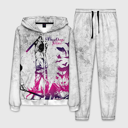 Мужской костюм Three Days Grace / 3D-Белый – фото 1