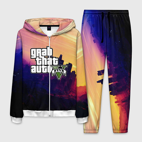 Мужской костюм GTA 5 / 3D-Белый – фото 1