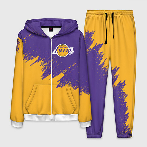 Мужской костюм LA LAKERS / 3D-Белый – фото 1