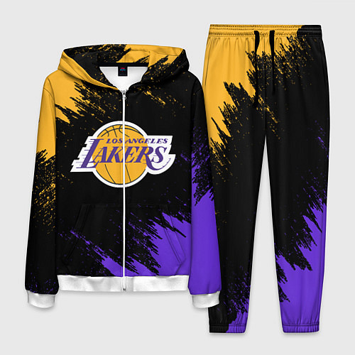 Мужской костюм LA LAKERS / 3D-Белый – фото 1