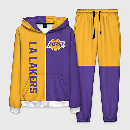 Мужской костюм LA LAKERS / 3D-Белый – фото 1