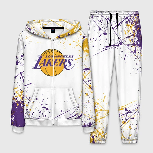 Мужской костюм LA LAKERS / 3D-Белый – фото 1