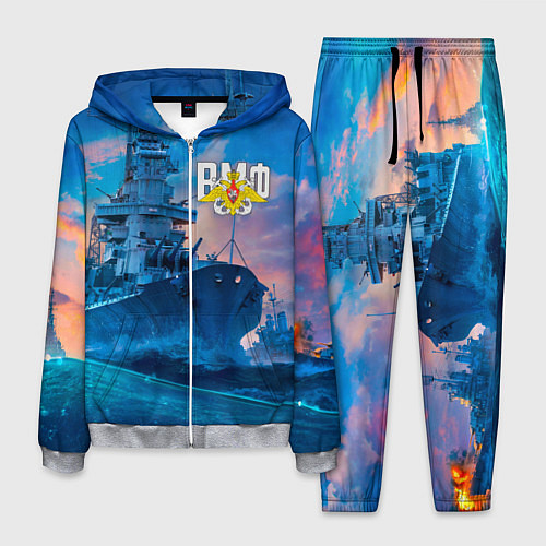 Мужской костюм ВМФ / 3D-Меланж – фото 1