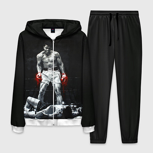 Мужской костюм Muhammad Ali / 3D-Белый – фото 1
