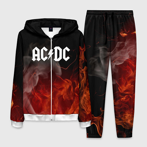 Мужской костюм AC DC / 3D-Белый – фото 1