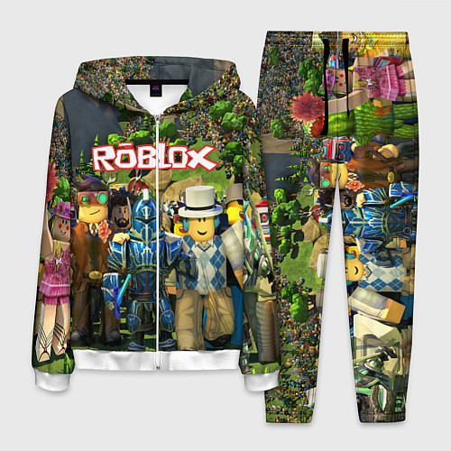 Мужской костюм ROBLOX / 3D-Белый – фото 1