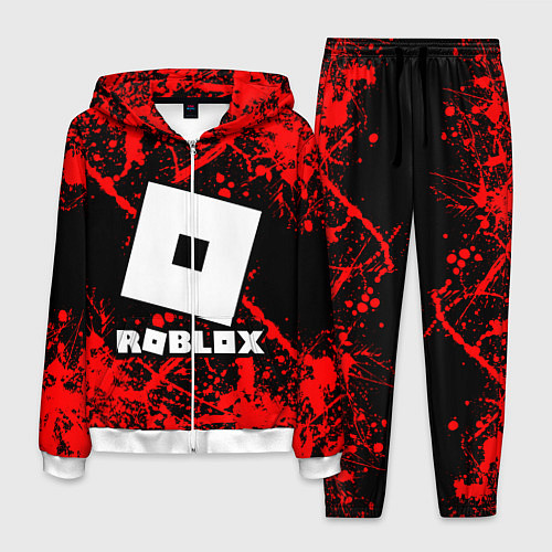 Мужской костюм Roblox / 3D-Белый – фото 1