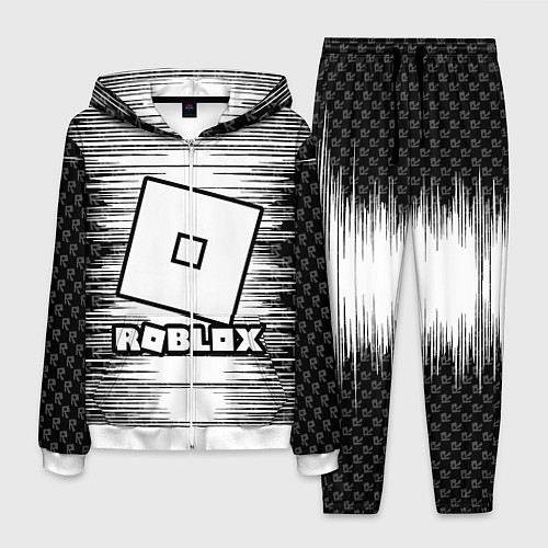 Мужской костюм Roblox / 3D-Белый – фото 1