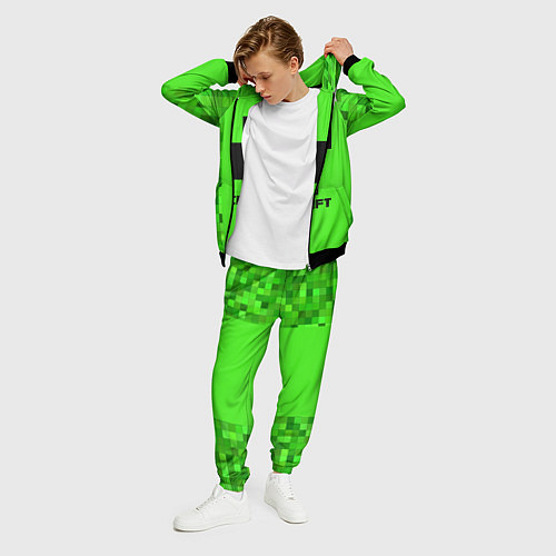 Мужской костюм MINECRAFT / 3D-Черный – фото 3