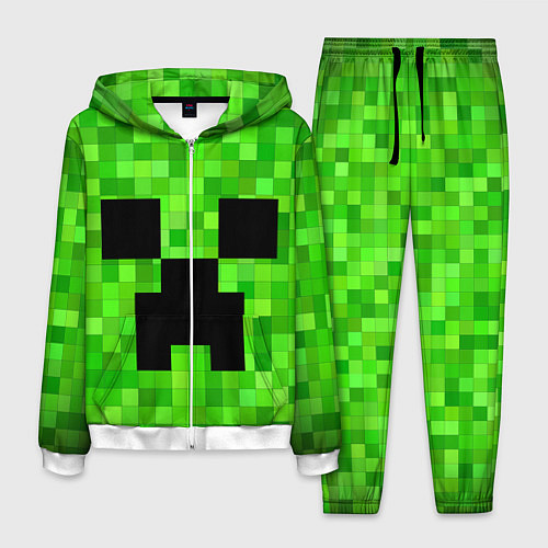 Мужской костюм MINECRAFT / 3D-Белый – фото 1