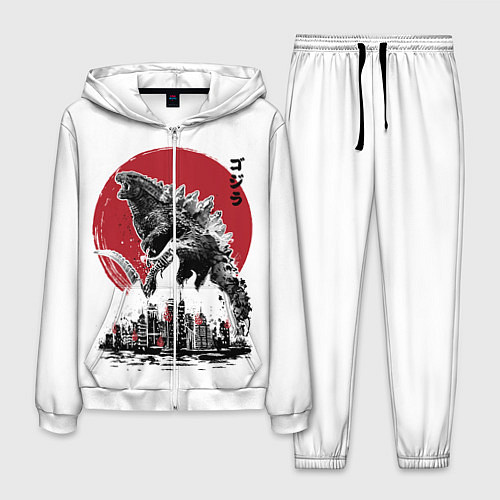 Мужской костюм GODZILLA / 3D-Белый – фото 1