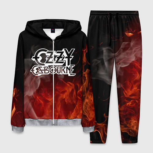 Мужской костюм Ozzy Osbourne / 3D-Меланж – фото 1