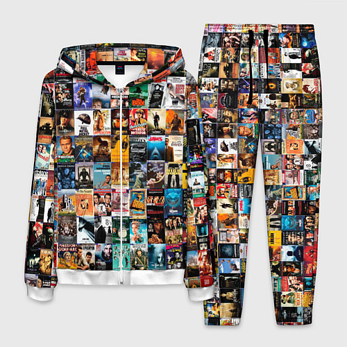 Мужской костюм Постеры фильмов / 3D-Белый – фото 1