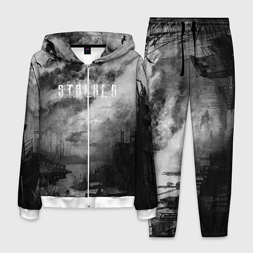 Мужской костюм STALKER / 3D-Белый – фото 1