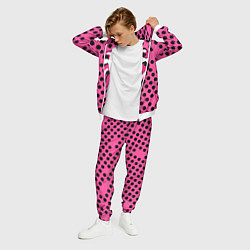 Костюм мужской Rolling stones pink logo, цвет: 3D-белый — фото 2
