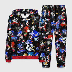 Мужской костюм Sonic паттерн