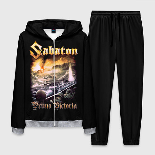 Мужской костюм SABATON / 3D-Меланж – фото 1