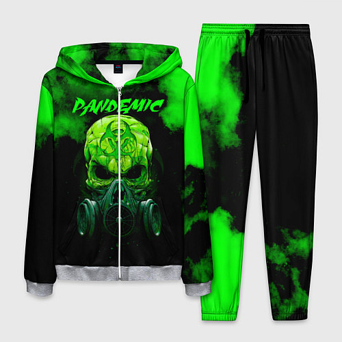 Мужской костюм Пандемия / 3D-Меланж – фото 1