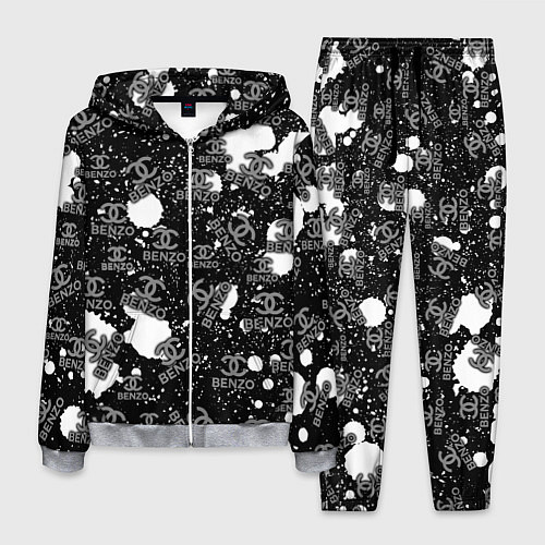 Мужской костюм Benzo Gang - Big Baby Tape / 3D-Меланж – фото 1