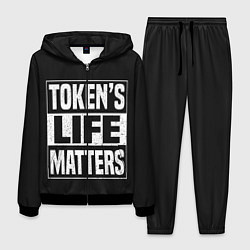 Костюм мужской TOKENS LIFE MATTERS, цвет: 3D-черный