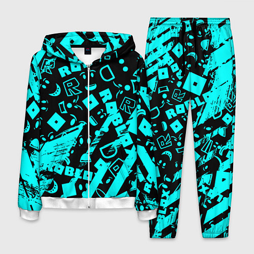 Мужской костюм Roblox / 3D-Белый – фото 1