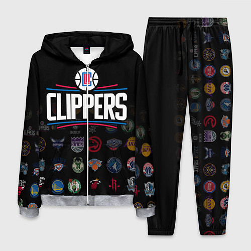 Мужской костюм Los Angeles Clippers 2 / 3D-Меланж – фото 1