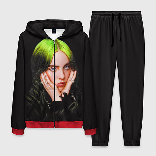 Мужской костюм BILLIE EILISH / 3D-Красный – фото 1