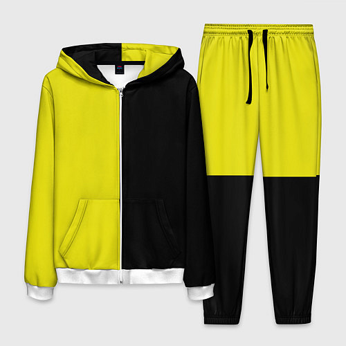Мужской костюм BLACK YELLOW / 3D-Белый – фото 1
