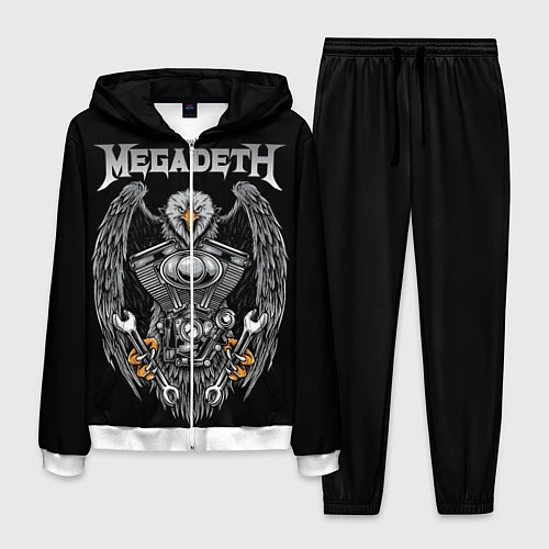Мужской костюм Megadeth / 3D-Белый – фото 1