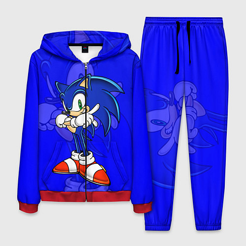 Мужской костюм SONIC / 3D-Красный – фото 1