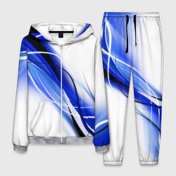 Костюм мужской GEOMETRY STRIPES BLUE, цвет: 3D-меланж