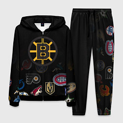 Костюм мужской NHL Boston Bruins Z, цвет: 3D-черный