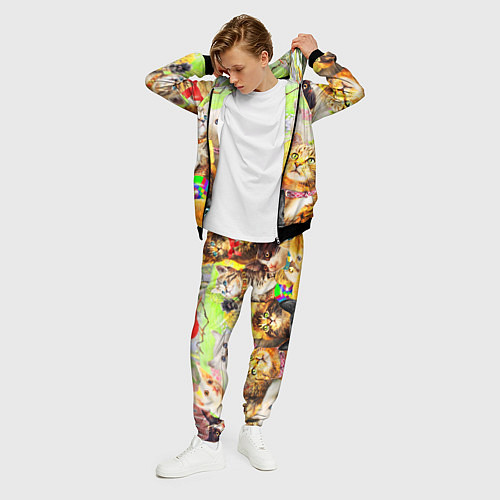 Мужской костюм КОТЫ / 3D-Черный – фото 3