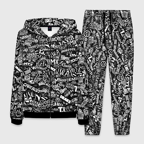 Мужской костюм Top Hip Hop / 3D-Черный – фото 1