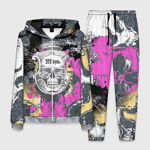 Мужской костюм Череп / 3D-Меланж – фото 1