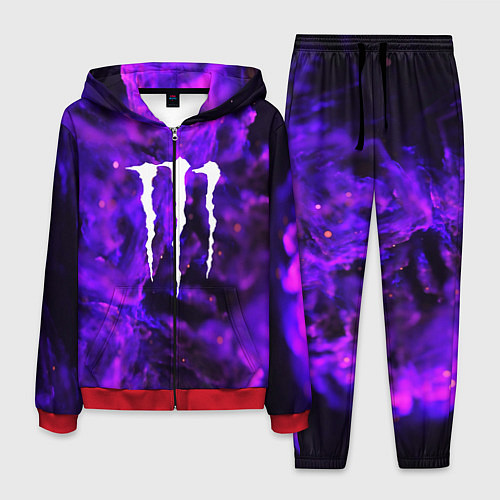 Мужской костюм MONSTER ENERGY / 3D-Красный – фото 1
