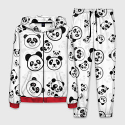 Костюм мужской Панды, цвет: 3D-красный