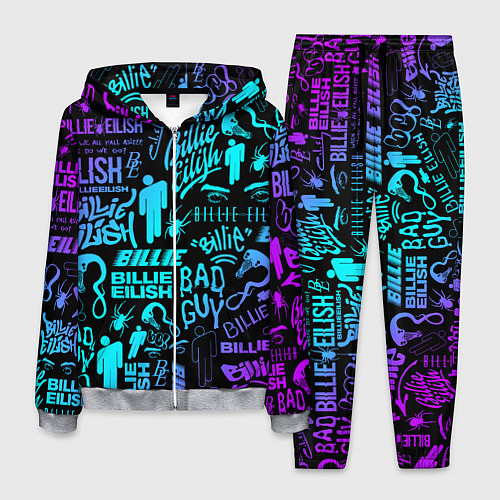 Мужской костюм BILLIE EILISH БИЛЛИ АЙЛИШ / 3D-Меланж – фото 1