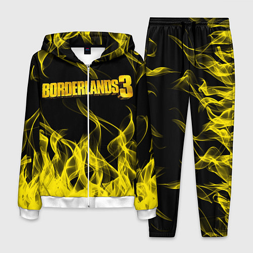 Мужской костюм Borderlands 3 / 3D-Белый – фото 1