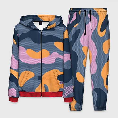 Мужской костюм Спортивный милитари Z / 3D-Красный – фото 1