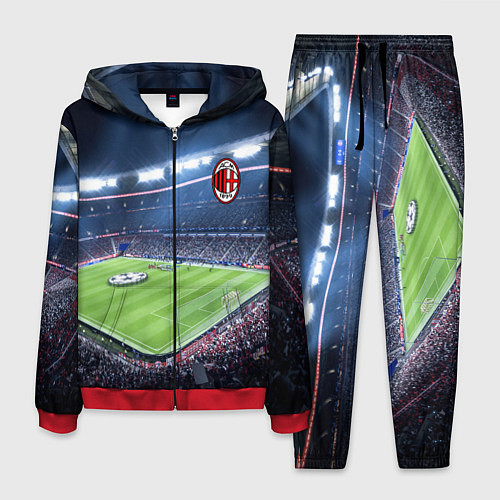 Мужской костюм FC MILAN / 3D-Красный – фото 1