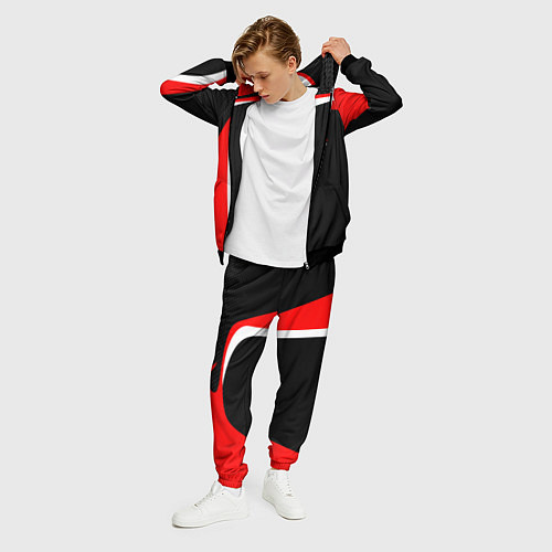 Мужской костюм EVO Racer uniform / 3D-Черный – фото 3