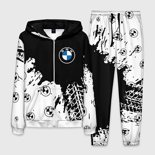 Мужской костюм BMW БМВ / 3D-Белый – фото 1