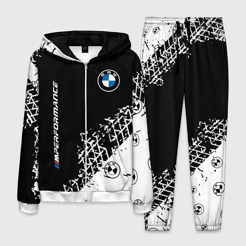 Мужской костюм BMW БМВ / 3D-Белый – фото 1