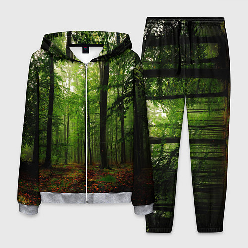 Мужской костюм Лес / 3D-Меланж – фото 1