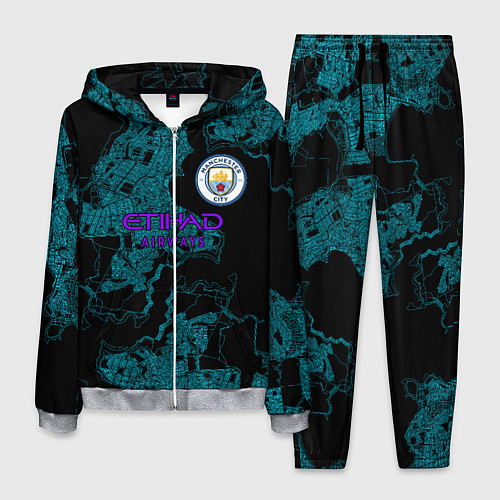 Мужской костюм Manchester City МанСити / 3D-Меланж – фото 1