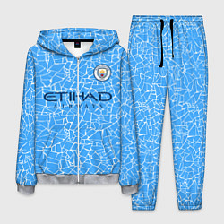 Костюм мужской Manchester City 2021 Home Kit цвета 3D-меланж — фото 1