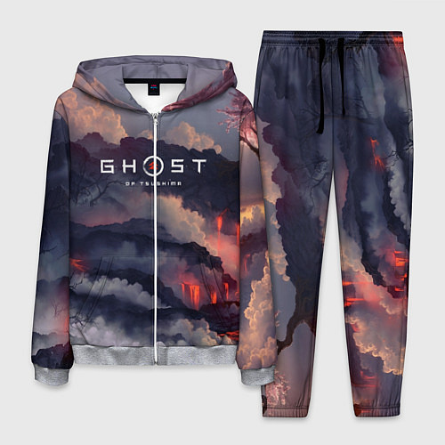 Мужской костюм Ghost of Tsushima / 3D-Меланж – фото 1